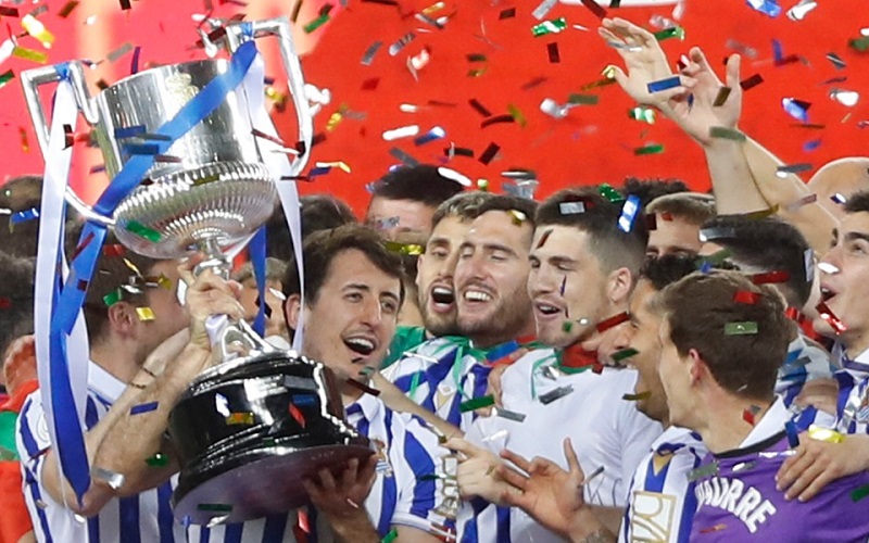 2020, Real Sociedad giành được chức vô địch Copa Del Rey