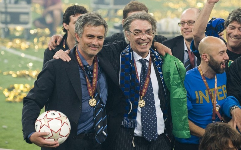 Dưới thời HLV Moratti và Mourinho