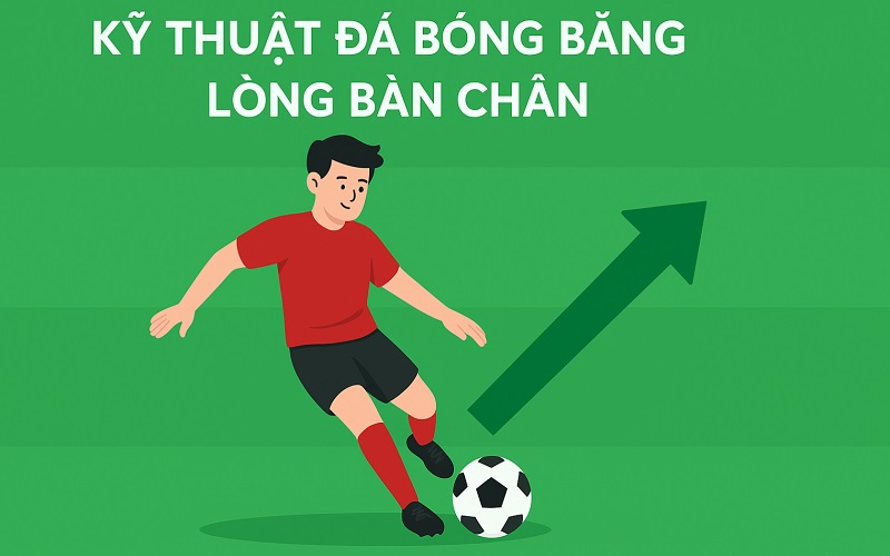 Kỹ thuật đá bóng bằng lòng bàn chân